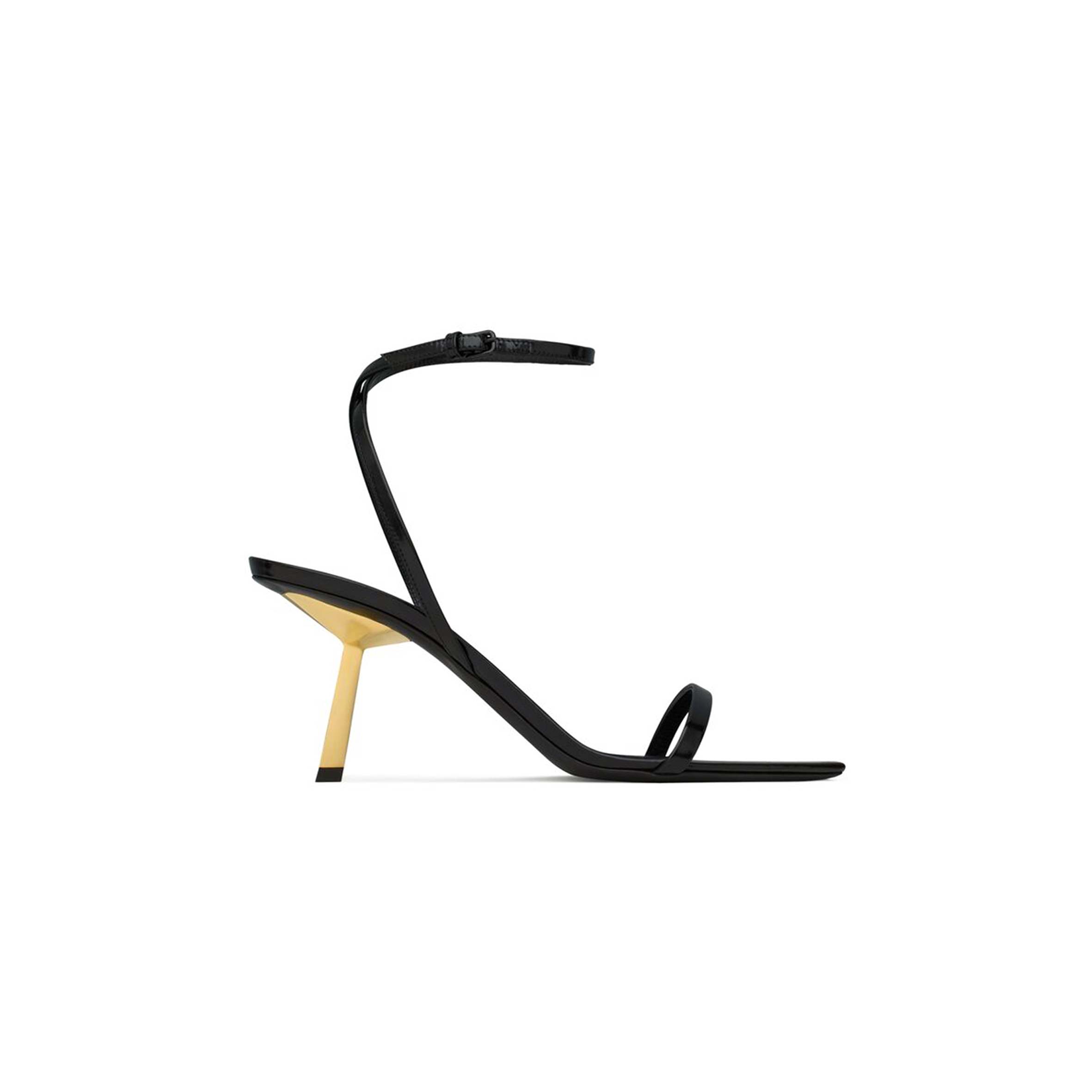 YSL LEE SANDALS IN GLAZED LEATHER 799701AAAZY1000
